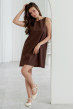 Шоколадний сарафан льон — 971483. Maritel Шоколадний сарафан льон — 971483. Maritel