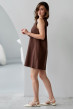 Шоколадний сарафан льон — 971483. Maritel. Зображення 1 Шоколадний сарафан льон — 971483. Maritel. Зображення 1