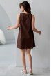 Шоколадний сарафан льон — 971483. Maritel. Зображення 2 Шоколадний сарафан льон — 971483. Maritel. Зображення 2