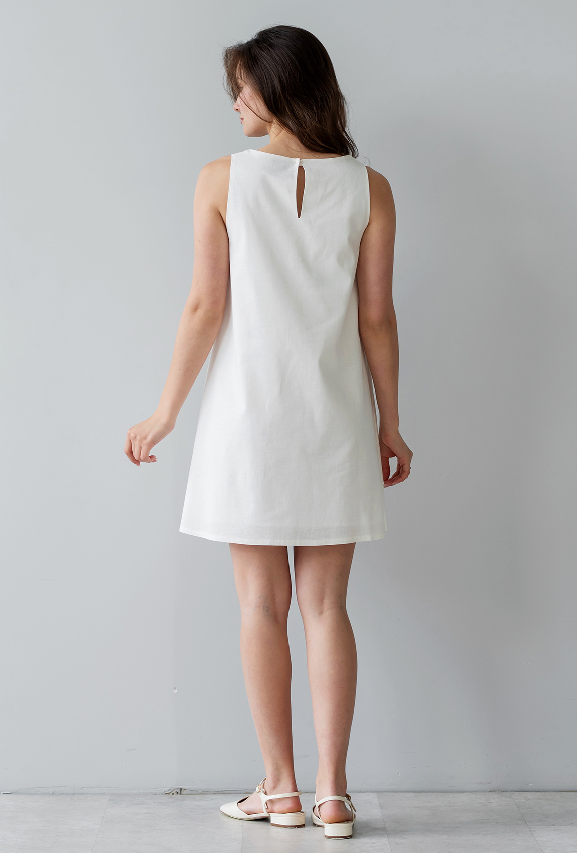 Молочний сарафан льон —  269033. Maritel. Зображення 2