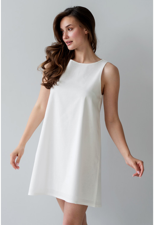 Молочный сарафан лен. Maritel. Изображенние 3 Молочный сарафан лен. Maritel. Изображенние 3