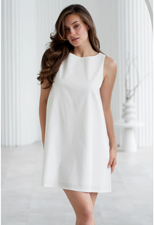 Молочный сарафан лен. Maritel. Изображенние 5 Молочный сарафан лен. Maritel. Изображенние 5