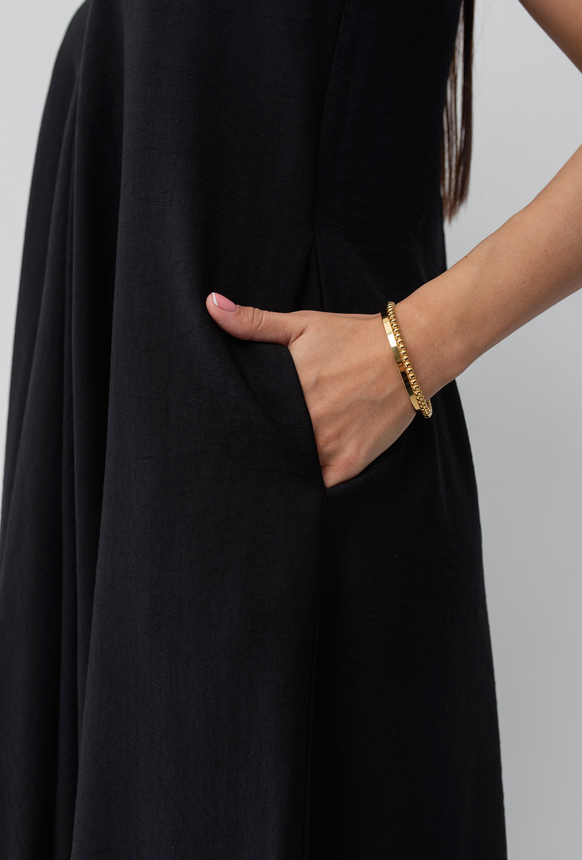 Чорний сарафан льон —  398682. Maritel. Зображення 6