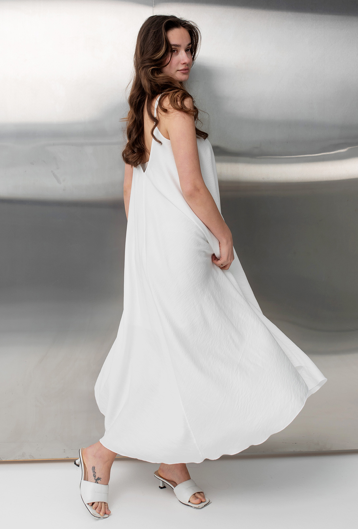 Білий сарафан льон —  904294. Maritel. Зображення 1