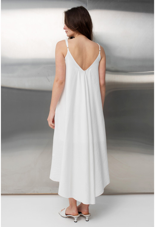 Білий сарафан льон — 904294. Maritel. Зображення 2 Білий сарафан льон — 904294. Maritel. Зображення 2