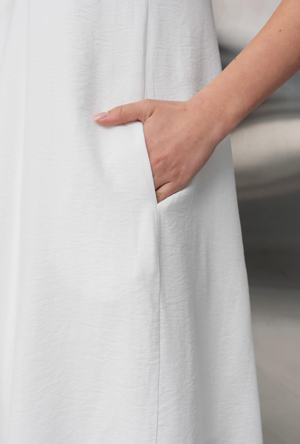 Білий сарафан льон —  904294. Maritel. Зображення 4