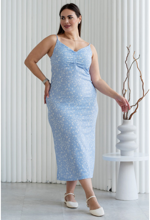 Блакитний cарафан міді. Maritel. Зображення 1 Блакитний cарафан міді. Maritel. Зображення 1