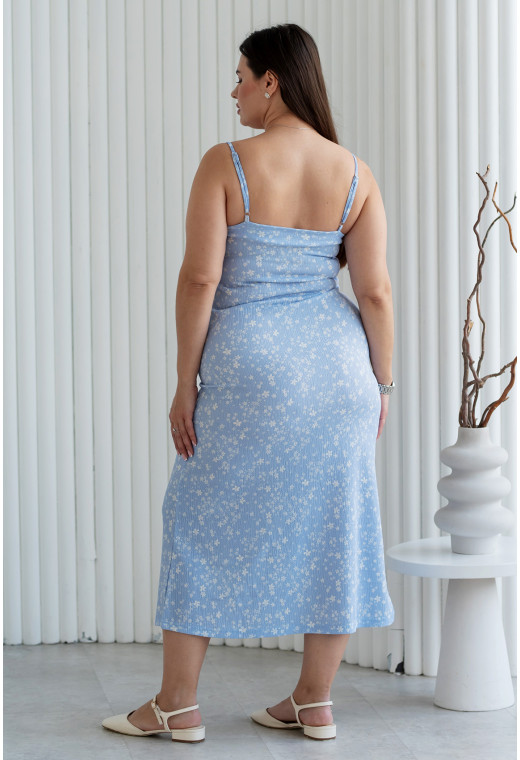 Блакитний cарафан міді. Maritel. Зображення 2 Блакитний cарафан міді. Maritel. Зображення 2