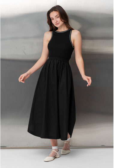 Черный сарафан с кантом. Maritel. Изображенние 6