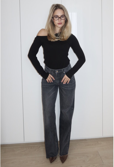 Сірі джинси з необробленим низом. Maritel. Зображення 4 Сірі джинси з необробленим низом. Maritel. Зображення 4