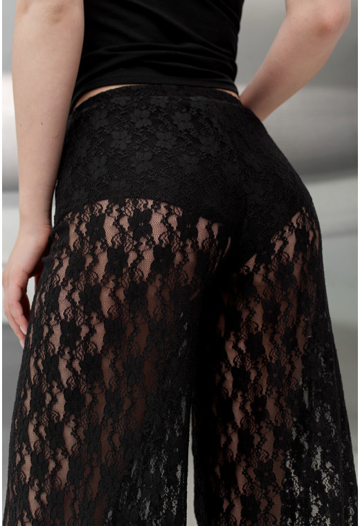 Чорні гіпюрові штани — 371851. Maritel. Зображення 5 Чорні гіпюрові штани — 371851. Maritel. Зображення 5
