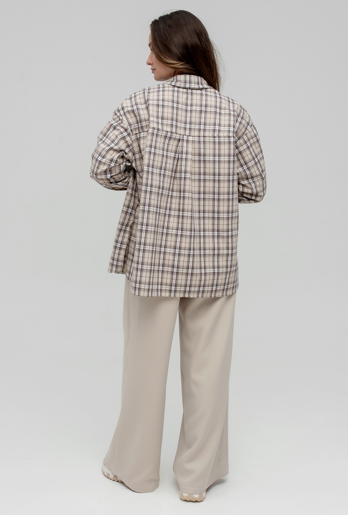 Бежеві штани костюмка —  588708. Maritel. Зображення 1