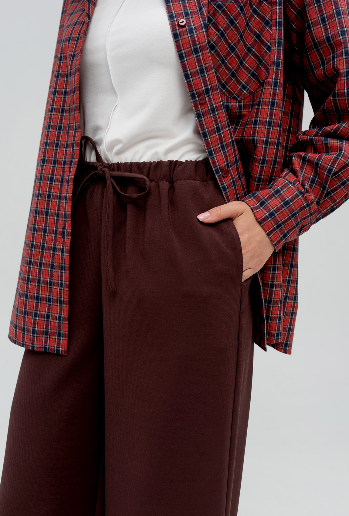 Шоколадные штаны костюмка —  523381. Maritel. Изображенние 3