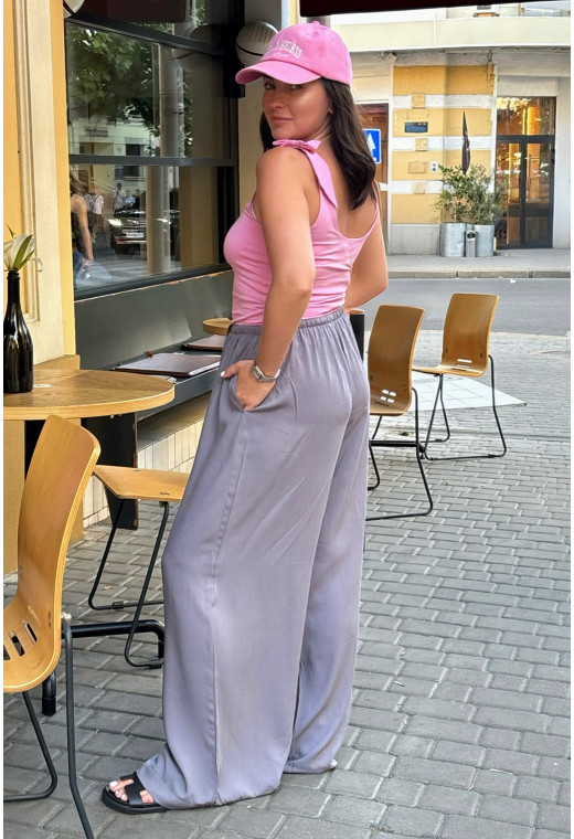 Графітові штани льон-штапель — 721477. Maritel. Зображення 1 Графітові штани льон-штапель — 721477. Maritel. Зображення 1