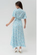 Сукня на запах біла у блакитну квітку. Maritel. Зображення 2 Сукня на запах біла у блакитну квітку. Maritel. Зображення 2