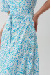 Сукня на запах біла у блакитну квітку. Maritel. Зображення 5 Сукня на запах біла у блакитну квітку. Maritel. Зображення 5