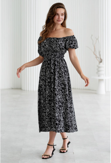 Черное платье штапель. Maritel. Изображенние 10