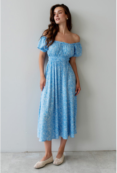 Голубое платье штапель. Maritel. Изображенние 8