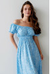 Блакитна сукня штапель — 957188. Maritel. Зображення 4 Блакитна сукня штапель — 957188. Maritel. Зображення 4