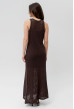 Шоколадное платье вязаная сетка — 515828. Maritel. Изображенние 2 Шоколадное платье вязаная сетка — 515828. Maritel. Изображенние 2