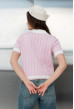 Рожева в'язана кофта поло — 707104. Maritel. Зображення 2 Рожева в'язана кофта поло — 707104. Maritel. Зображення 2