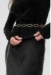 Чорний віскозний лонгслів. Maritel. Зображення 4 Чорний віскозний лонгслів. Maritel. Зображення 4
