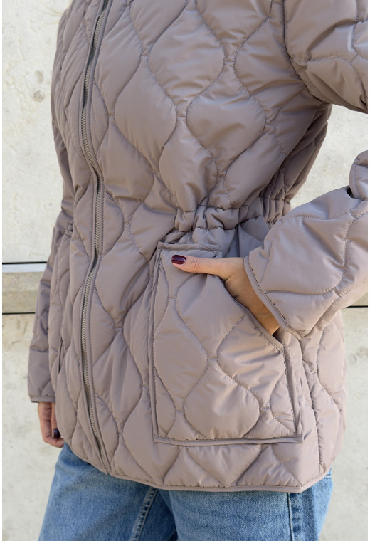 Куртка осень бежевая. Maritel. Изображенние 8