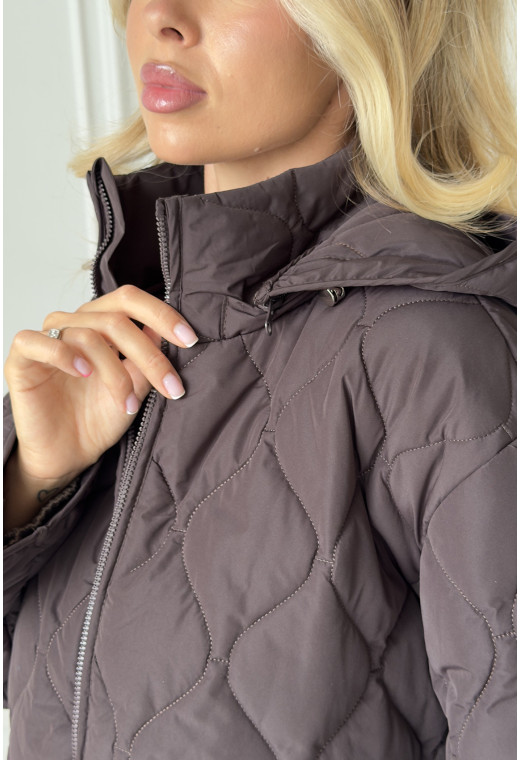 Куртка осень шоколадная. Maritel. Изображенние 5