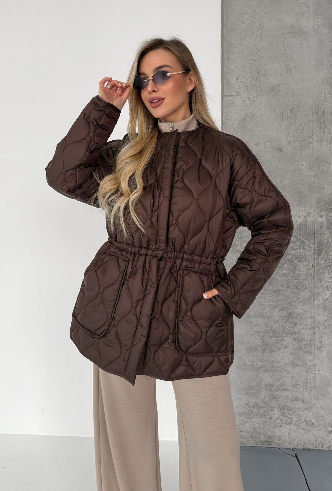 Куртка весна шоколадна. Maritel