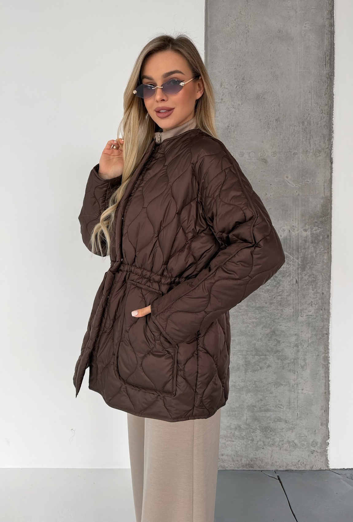 Куртка весна шоколадна. Maritel. Зображення 1