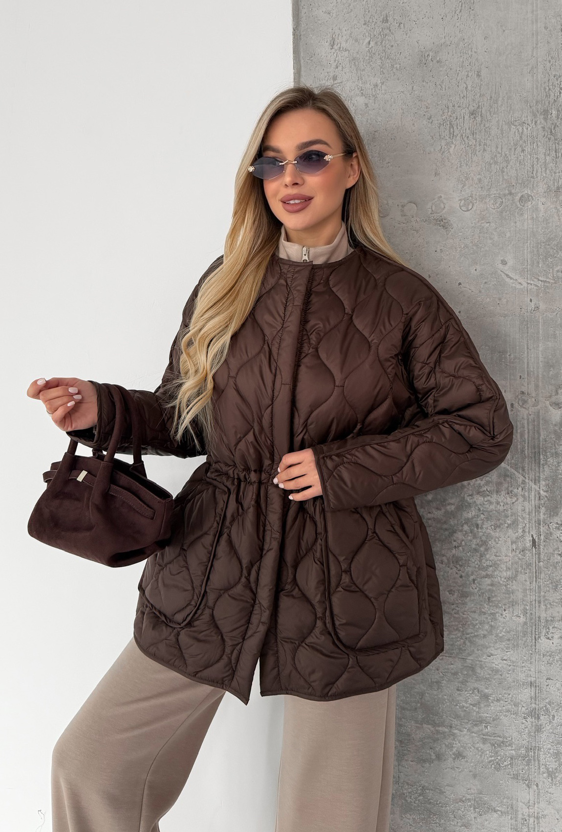 Куртка весна шоколадна. Maritel. Зображення 3