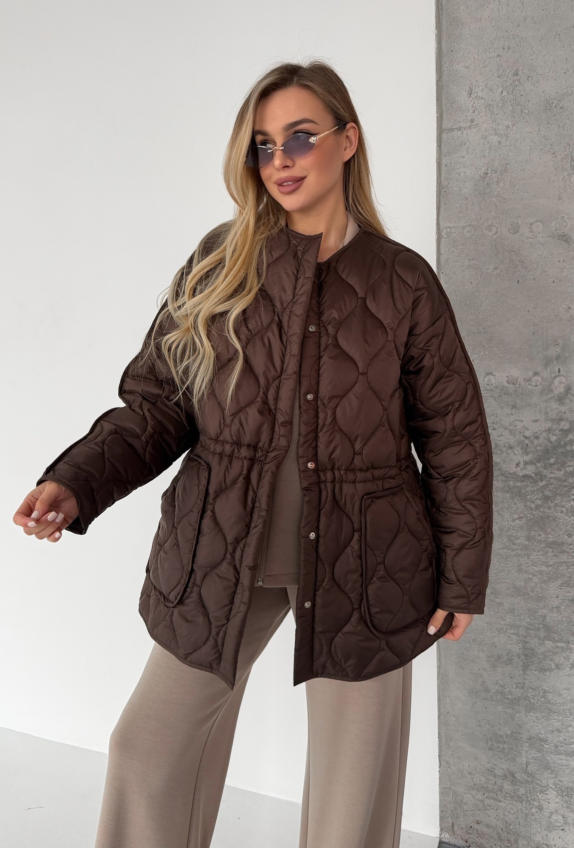 Куртка весна шоколадна. Maritel. Зображення 4