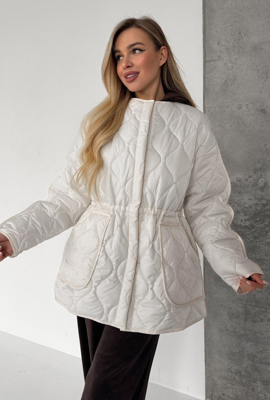 Куртка весна молоко. Maritel. Зображення 3 Куртка весна молоко. Maritel. Зображення 3