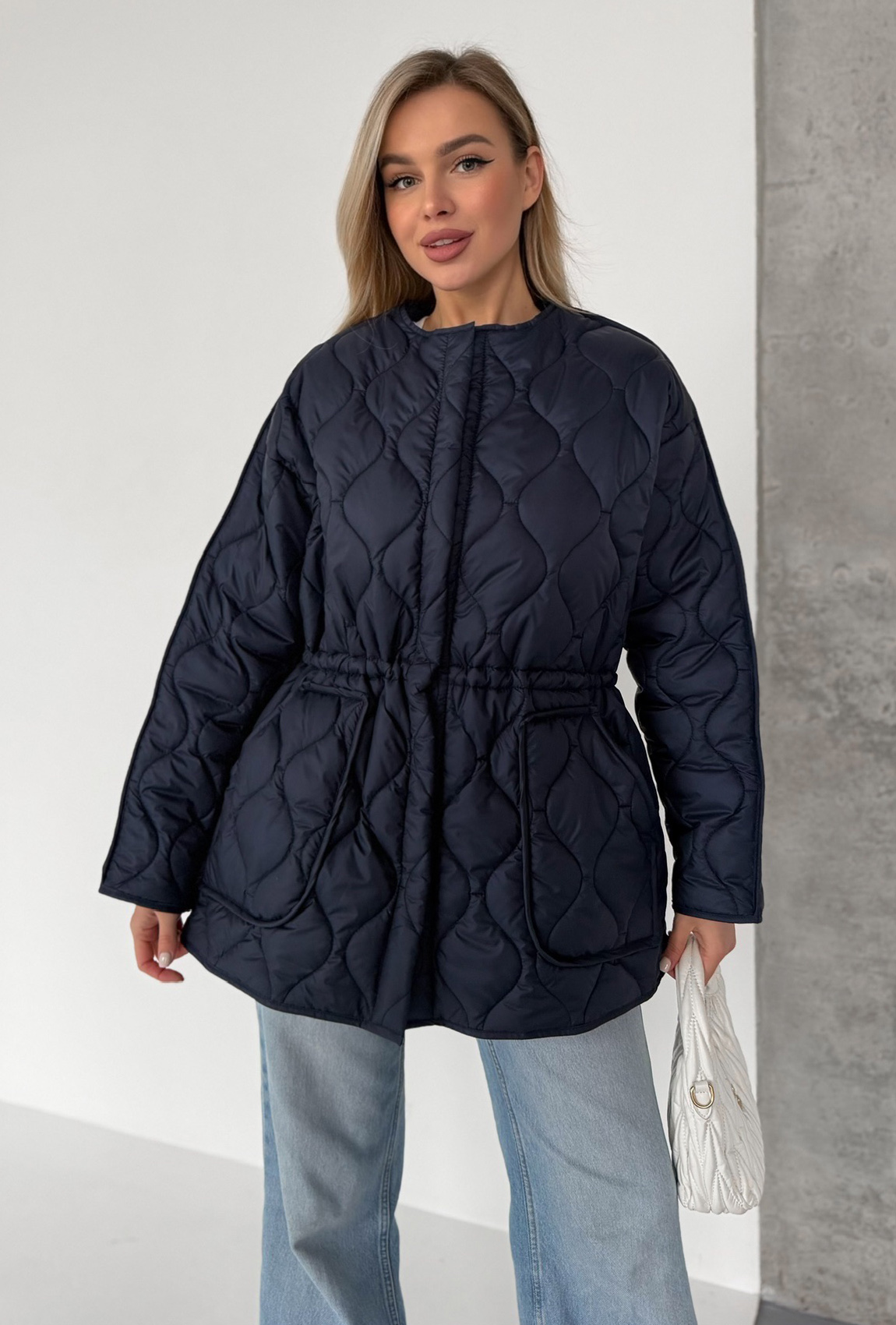 Куртка весна темно-синя. Maritel. Зображення 4