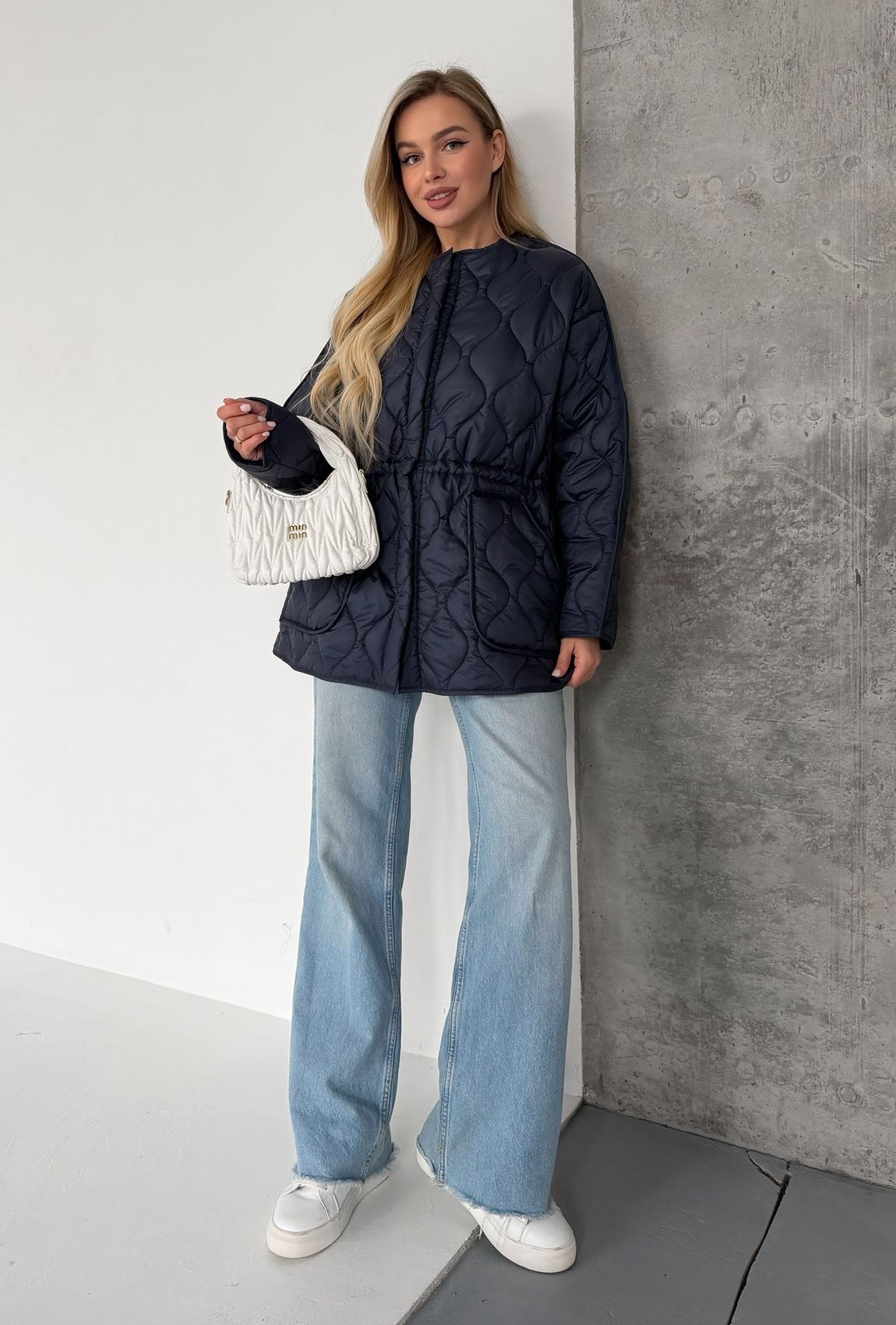 Куртка весна темно-синя. Maritel. Зображення 7