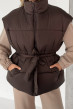 Жилет oversize шоколадный. Maritel. Изображенние 5 Жилет oversize шоколадный. Maritel. Изображенние 5