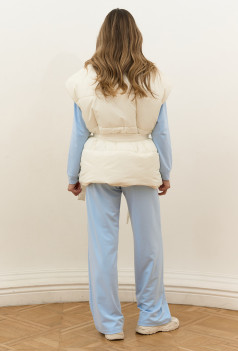 Жилет oversize молочный. Maritel. Изображенние 10 Жилет oversize молочный. Maritel. Изображенние 10