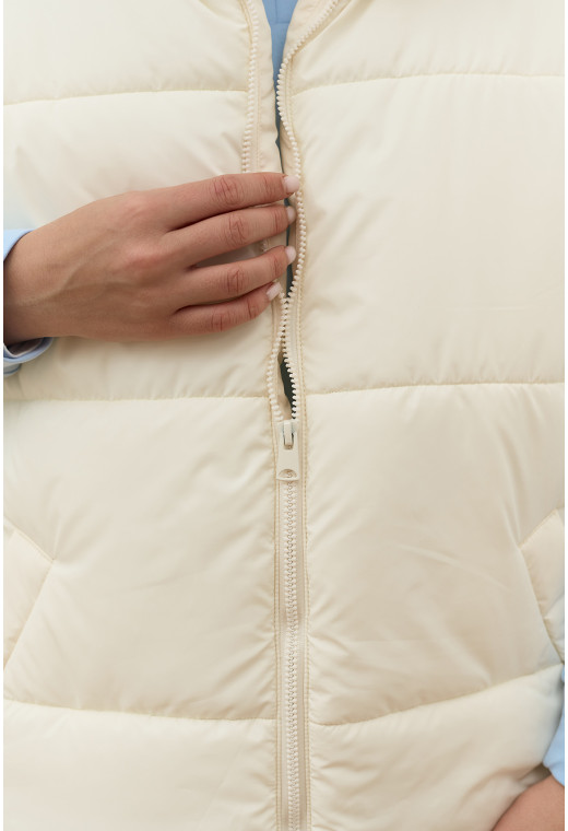 Жилет oversize молочний. Maritel. Зображення 14 Жилет oversize молочний. Maritel. Зображення 14