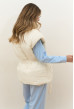 Жилет oversize молочный. Maritel. Изображенние 1 Жилет oversize молочный. Maritel. Изображенние 1
