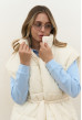 Жилет oversize молочный. Maritel. Изображенние 2 Жилет oversize молочный. Maritel. Изображенние 2