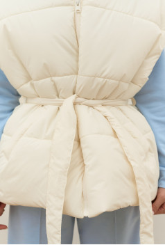 Жилет oversize молочный. Maritel. Изображенние 4 Жилет oversize молочный. Maritel. Изображенние 4