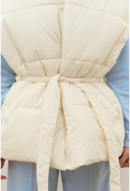 Жилет oversize молочний. Maritel. Зображення 9 Жилет oversize молочний. Maritel. Зображення 9