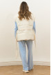 Жилет oversize молочный. Maritel. Изображенние 7 Жилет oversize молочный. Maritel. Изображенние 7