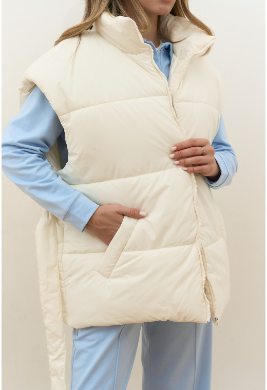 Жилет oversize молочний. Maritel. Зображення 13 Жилет oversize молочний. Maritel. Зображення 13