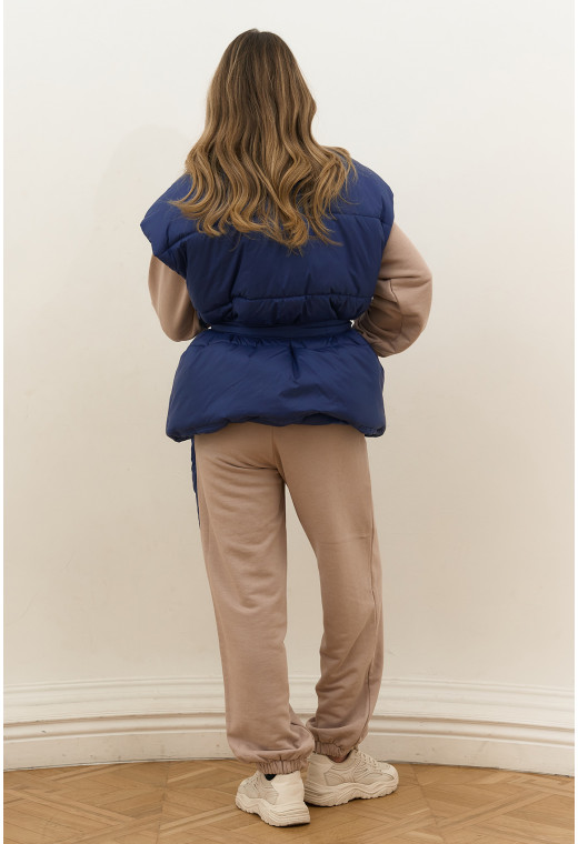 Жилет oversize синій. Maritel. Зображення 7 Жилет oversize синій. Maritel. Зображення 7