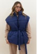 Жилет oversize синий. Maritel. Изображенние 2 Жилет oversize синий. Maritel. Изображенние 2
