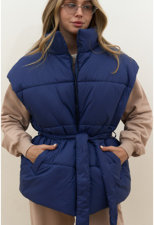 Жилет oversize синій. Maritel. Зображення 9 Жилет oversize синій. Maritel. Зображення 9