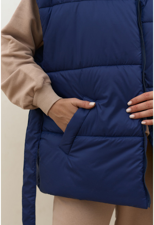 Жилет oversize синій. Maritel. Зображення 10 Жилет oversize синій. Maritel. Зображення 10