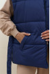 Жилет oversize синий. Maritel. Изображенние 4 Жилет oversize синий. Maritel. Изображенние 4