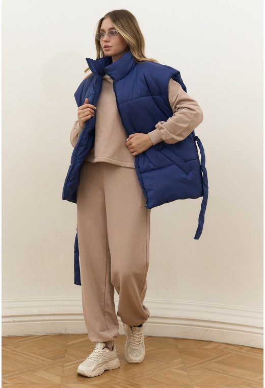 Жилет oversize синій. Maritel. Зображення 13 Жилет oversize синій. Maritel. Зображення 13